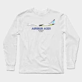 Airbus A321 - Air Busan Long Sleeve T-Shirt